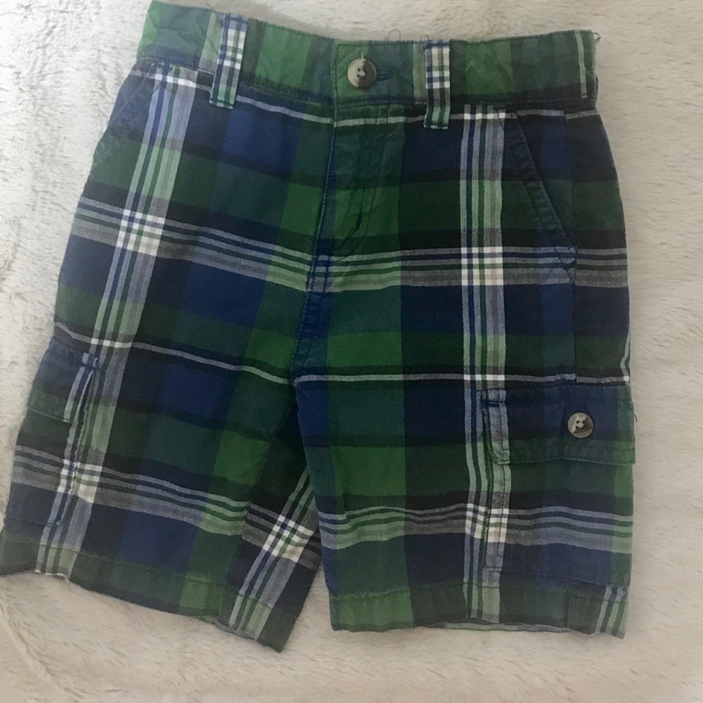 Janie and Jack plaid shorts